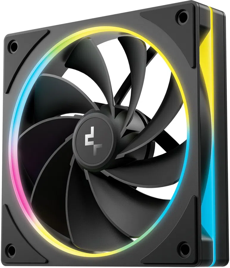 Вентилятор для корпуса Deepcool FL12R SE Reverse ARGB 120х120x25 черный 4-pin 25.79дБ (R-FL12RSE-BKAPN1-G) Ret