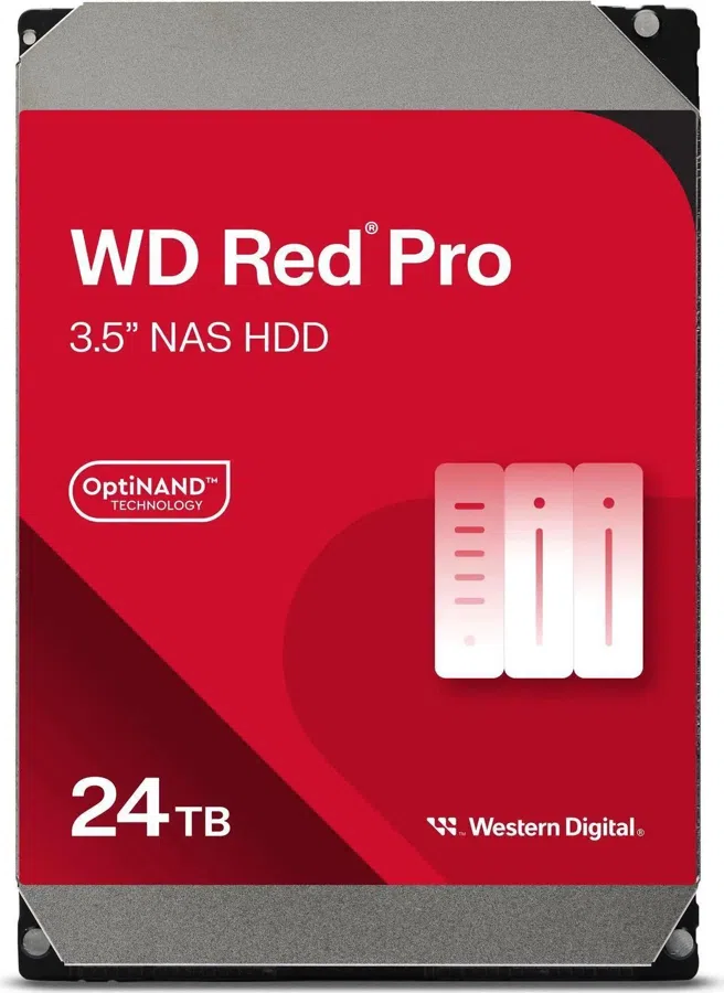 Жесткий диск WD SATA-III 24TB WD241KFGX NAS Red Pro (7200rpm) 512Mb 3.5"