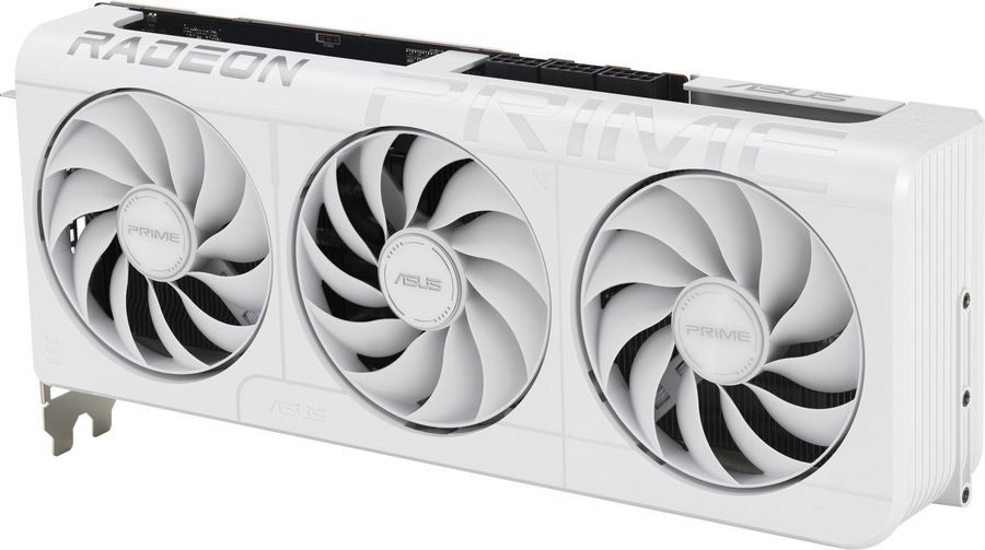 Видеокарта Asus PCI-E 5.0 PRIME-RX9070XT-O16GWHITE AMD Radeon RX 9070XT 16Gb 256bit GDDR6 2460/20000 HDMIx1 DPx3 HDCP Ret