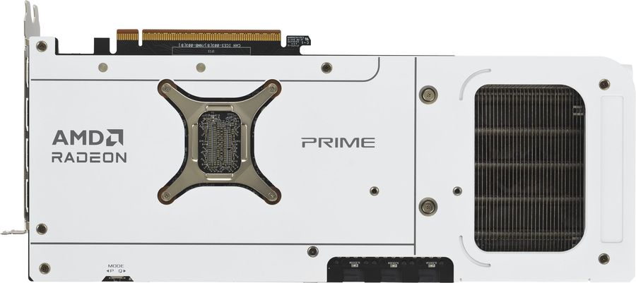 Видеокарта Asus PCI-E 5.0 PRIME-RX9070XT-O16GWHITE AMD Radeon RX 9070XT 16Gb 256bit GDDR6 2460/20000 HDMIx1 DPx3 HDCP Ret