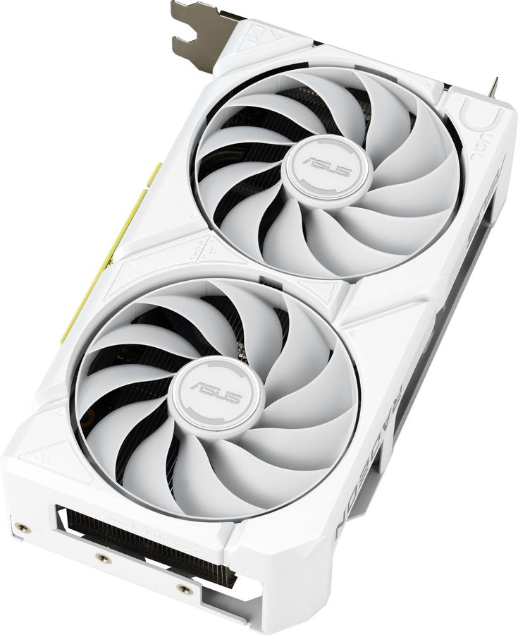 Видеокарта Asus PCI-E 5.0 DUAL-RX9060XT-16G-WHITE AMD Radeon RX 9060XT 16Gb 128bit GDDR6 2620/20000 HDMIx1 DPx2 HDCP Ret