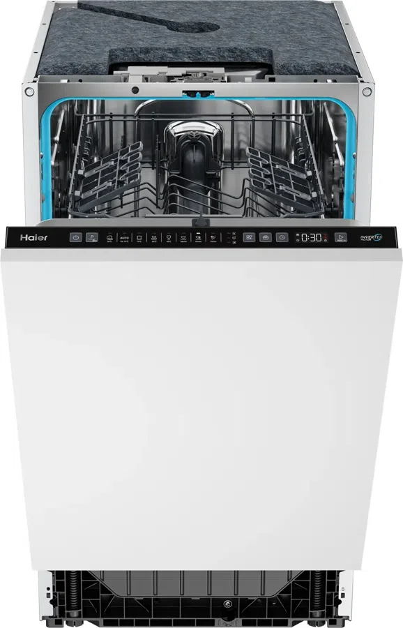 Посудомоечная машина встраив. Haier HDWE10-593RU 2050Вт узкая серебристый инвертор