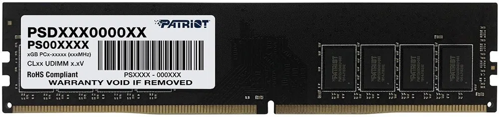 Память DDR4 32GB 3200MHz Patriot PSP432G3200H1 Signature Premium RTL PC4-25600 CL22 DIMM 288-pin 1.2В kit dual rank с радиатором Ret