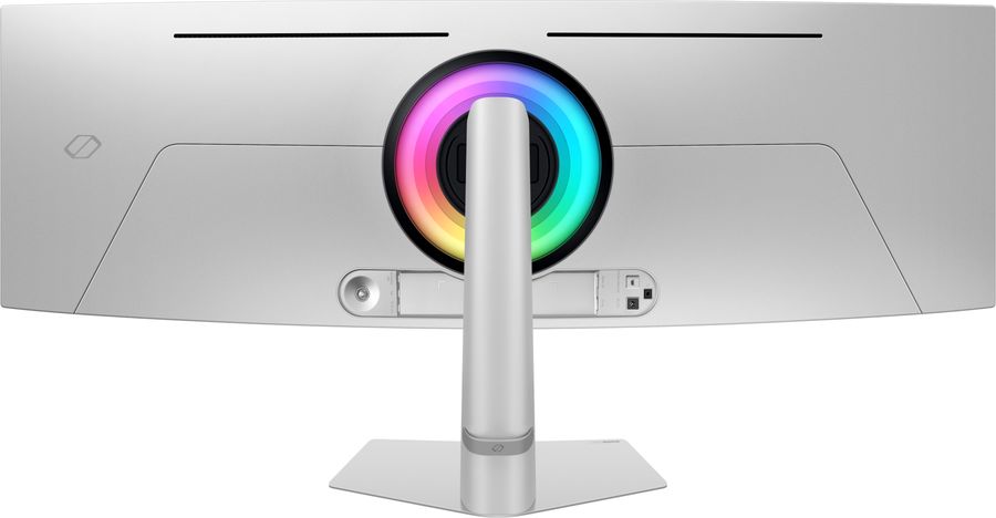Монитор Samsung 49" Odyssey OLED G9 S49DG934SUXEN серебристый OLED LED 32:9 HDMI полуматовая HAS 250cd 178гр/178гр 5120x1440 240Hz FreeSync Premium Pro DP USB 12.9кг