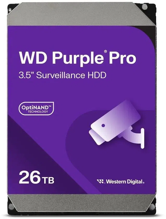 Жесткий диск WD SATA-III 26TB WD260PURP Purple Pro (7200rpm) 512Mb 3.5"