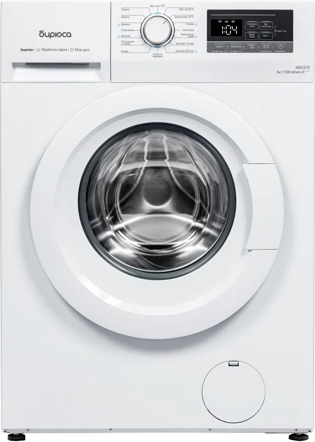 Стиральная машина Бирюса WM-ML612/10 класс: A+++ загр.фронтальная макс.:6кг белый инвертор