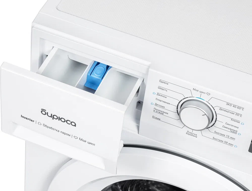 Стиральная машина Бирюса WM-ML612/10 класс: A+++ загр.фронтальная макс.:6кг белый инвертор