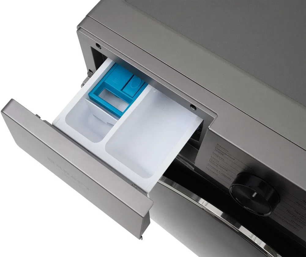 Стиральная машина Kraft KF-MBDS8148G класс: A+++ загр.фронтальная макс.:8кг серый инвертор