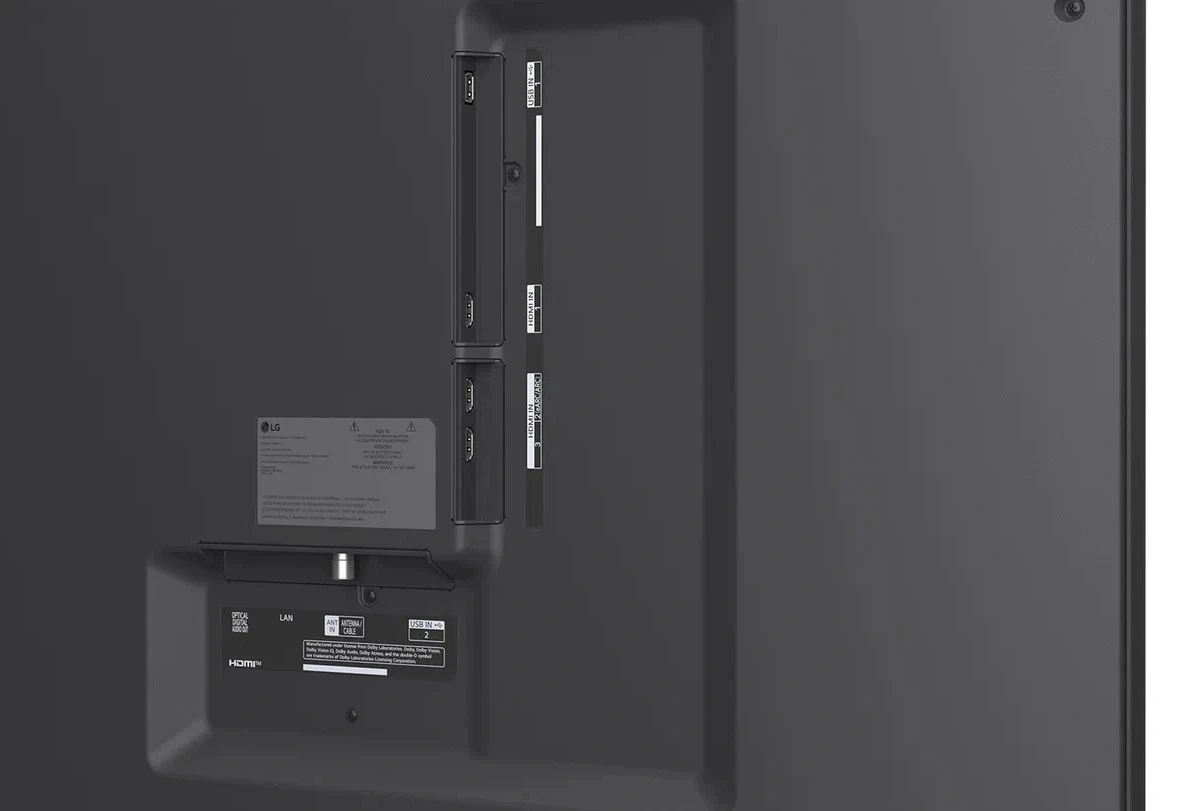 Телевизор LED LG 86" 86QNED70A6A.ARUG черный титан 4K Ultra HD 60Hz DVB-T DVB-T2 DVB-C DVB-S DVB-S2 USB WiFi Smart TV