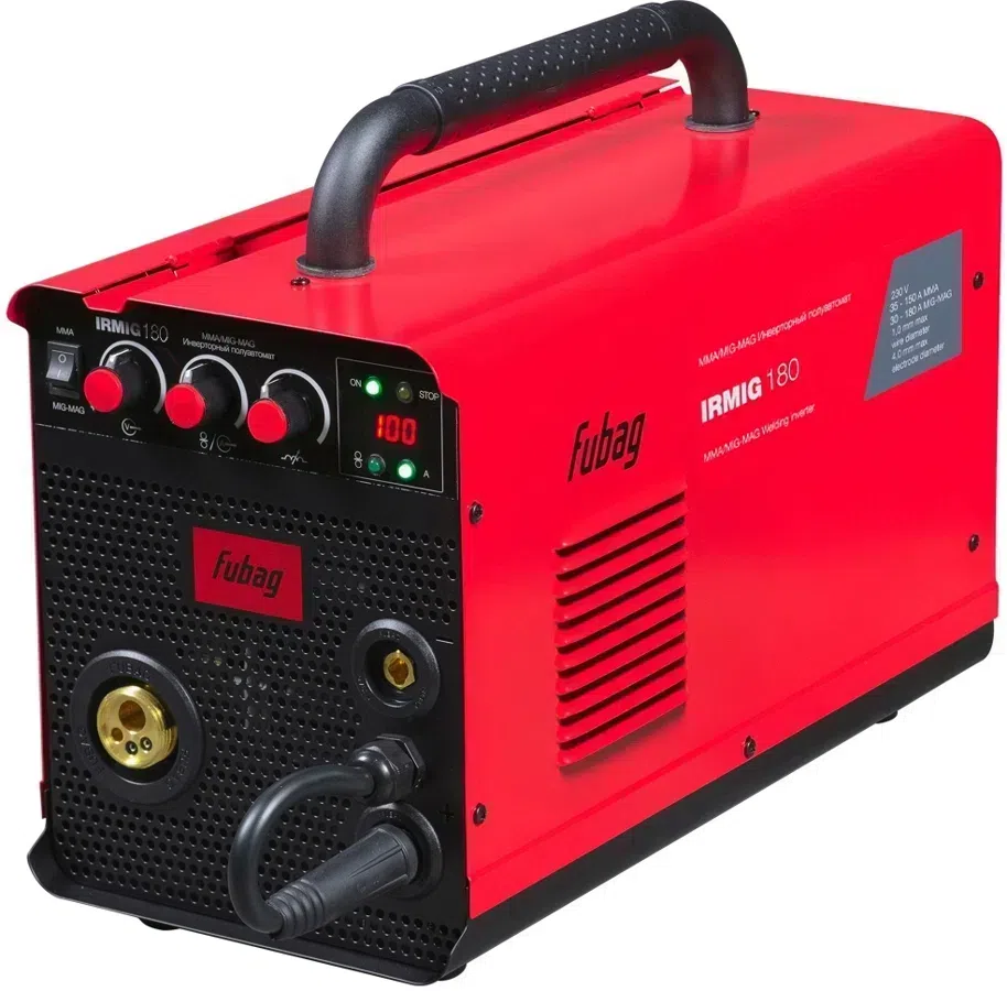 Сварочный полуавтомат Fubag Irmig 180 инвертор MIG-MAG 7.1кВт