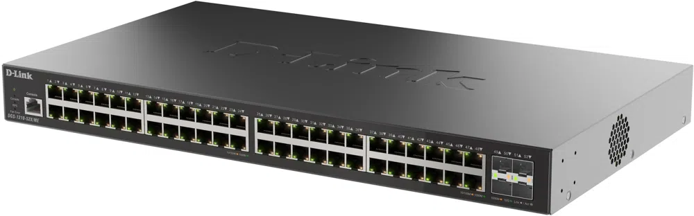 Коммутатор D-Link DGS-1210-52X/ME/C1A (L2) 48x1Гбит/с 4SFP+ управляемый