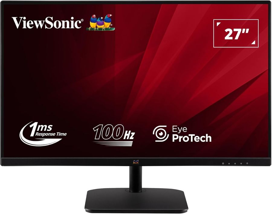 Монитор ViewSonic 27" VA2732-H-2 черный IPS LED 16:9 HDMI матовая 250cd 178гр/178гр 1920x1080 100Hz VGA FHD 4.1кг