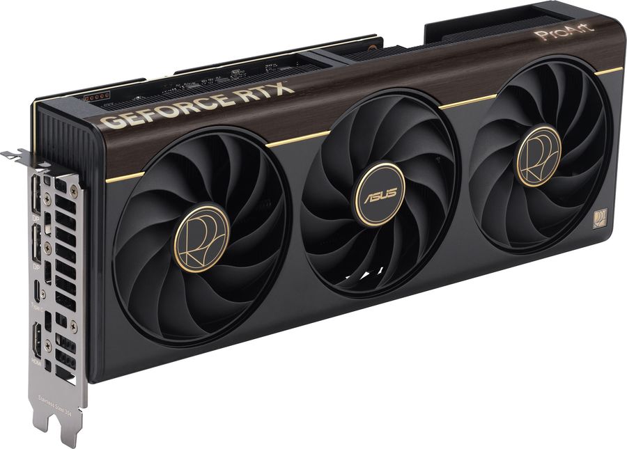 Видеокарта Asus PCI-E 5.0 PROART-RTX5070TI-O16G NVIDIA GeForce RTX 5070TI 16Gb 256bit GDDR7 2588/28000 HDMIx1 DPx3 HDCP Ret