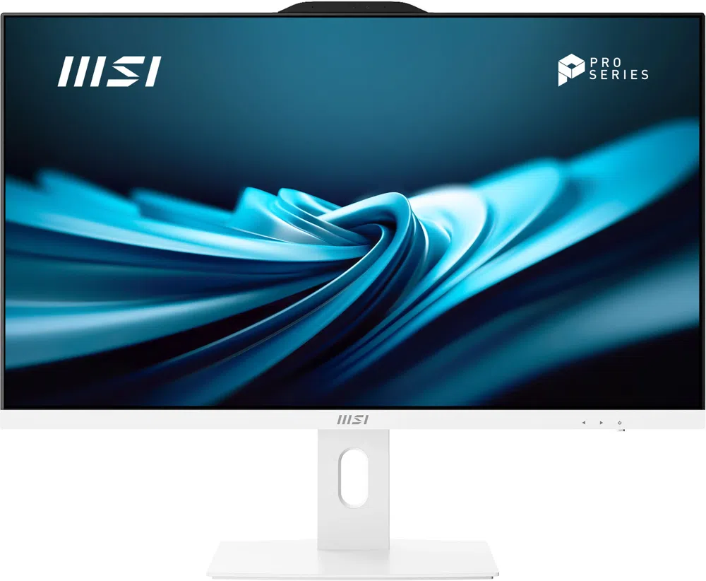 Моноблок MSI Pro AP272P 14M-619XRU 27" Full HD i3 14100 (3.5) 16Gb SSD512Gb UHDG 730 без ОС GbitEth WiFi BT 120W клавиатура мышь Cam белый 1920x1080