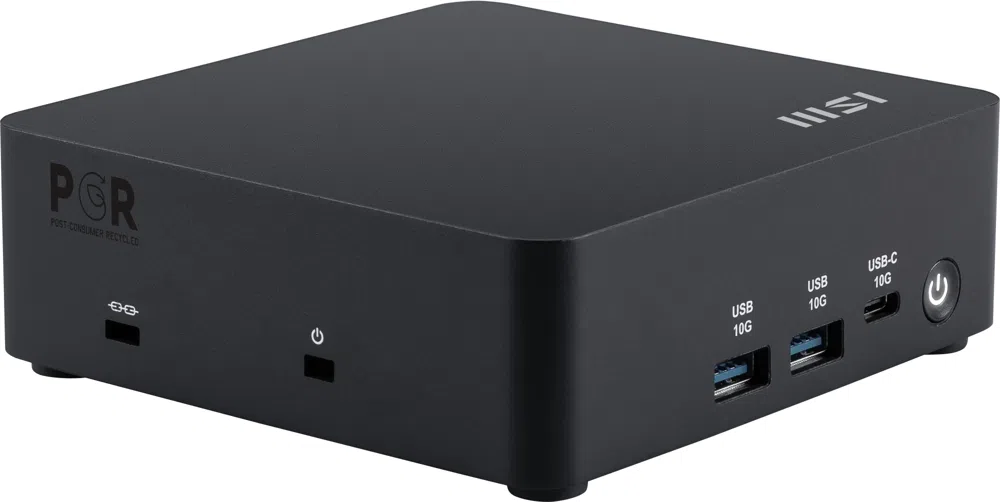 Неттоп MSI Cubi NUC AI 1UMG-060BRU Core Ultra 7 155H (1.4) Arc graphics без ОС 2x2.5GbitEth WiFi BT 120W черный (936-B20911-060)