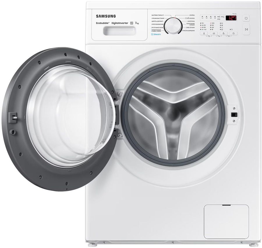 Стиральная машина Samsung WW70AG4S21VELD класс: A загр.фронтальная макс.:7кг белый инвертор