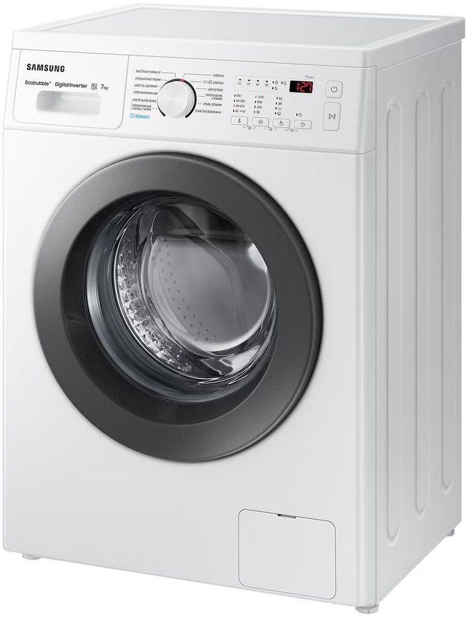 Стиральная машина Samsung WW70AG4S21VELD класс: A загр.фронтальная макс.:7кг белый инвертор