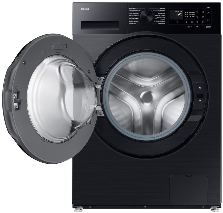 Стиральная машина Samsung WW90DG5U34ABLP класс: A загр.фронтальная макс.:9кг черный инвертор