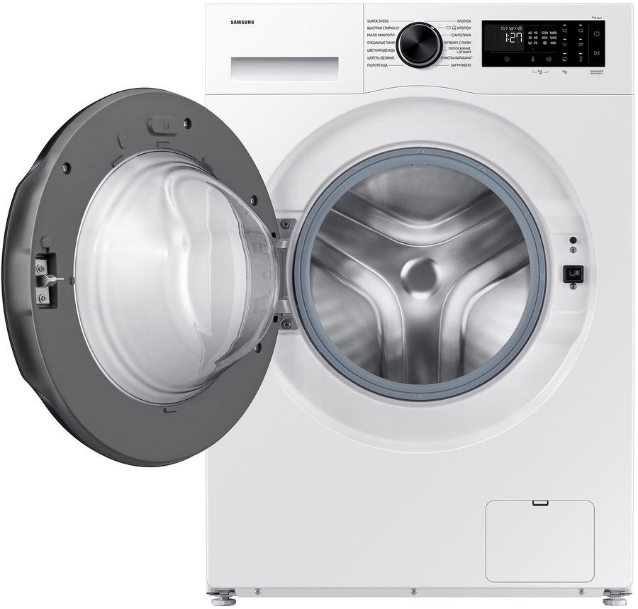 Стиральная машина Samsung WW90DG5U34AELP класс: A загр.фронтальная макс.:9кг белый инвертор