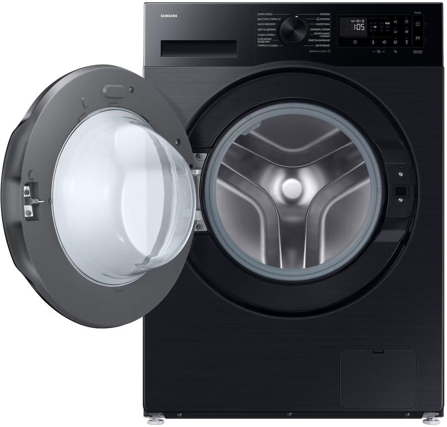 Стиральная машина Samsung WD90DG5G34BBLP класс: A загр.фронтальная макс.:9кг (с сушкой) черный инвертор
