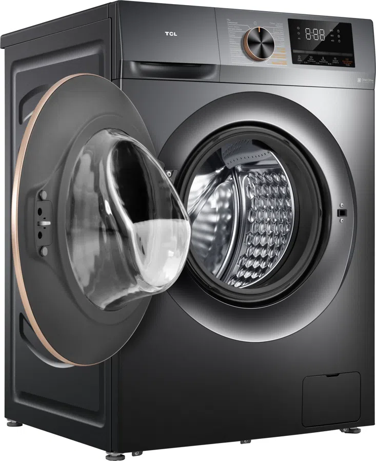 Стиральная машина TCL W-P210W класс: A+++ загр.фронтальная макс.:10кг серый инвертор