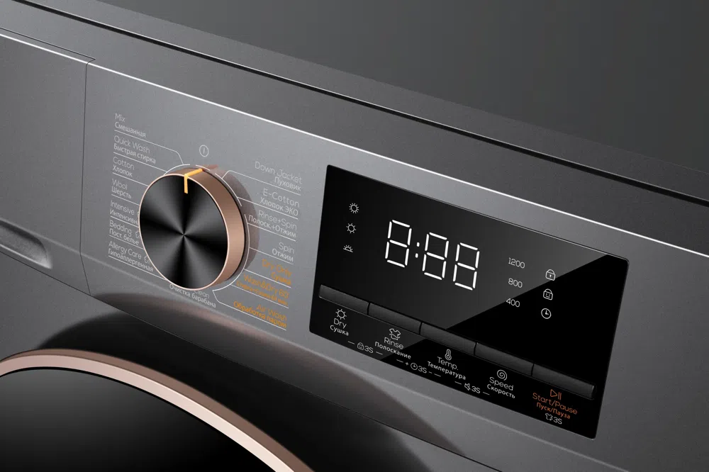 Стиральная машина TCL W-P210W класс: A+++ загр.фронтальная макс.:10кг серый инвертор