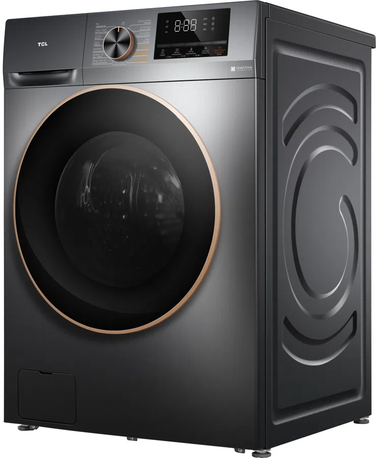 Стиральная машина TCL W-P210W класс: A+++ загр.фронтальная макс.:10кг серый инвертор