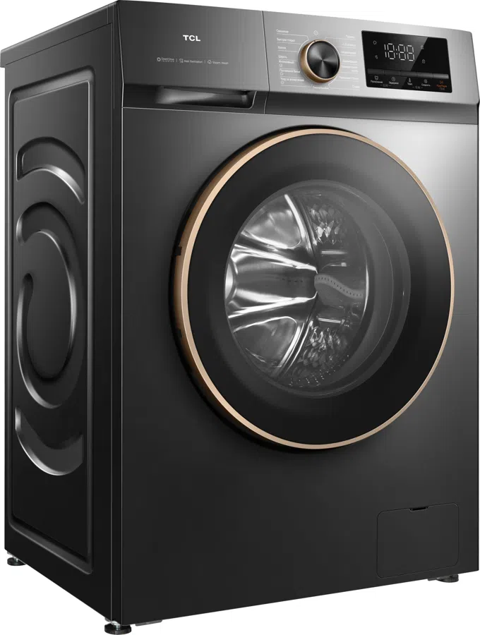 Стиральная машина TCL TWRP-1108W12G2 класс: A+++ загр.фронтальная макс.:8кг серый инвертор