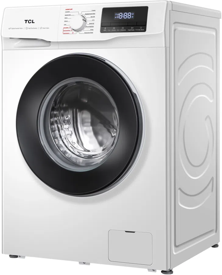 Стиральная машина TCL TWRF-607W12W1 класс: A+++ загр.фронтальная макс.:7кг белый инвертор