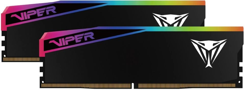 Память DDR5 2x16GB 6000MHz Patriot VEUR532G6028K Viper Elite 5 Ultra RGB RTL Gaming PC5-48000 CL28 DIMM UDIMM 288-pin 1.4В kit single rank с радиатором Ret