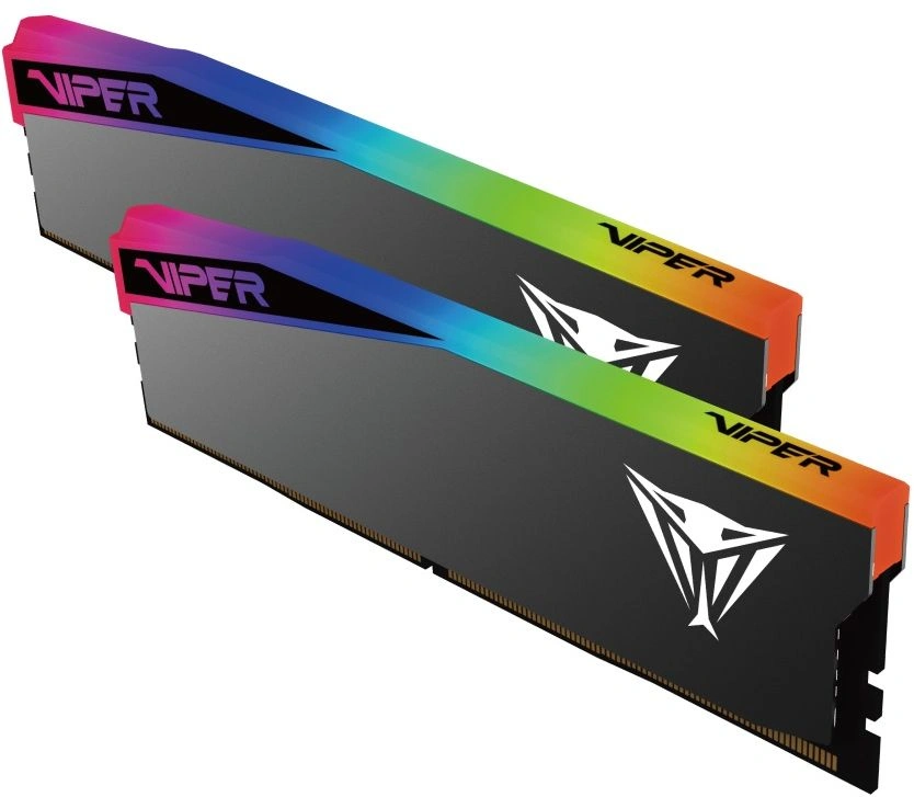 Память DDR5 2x16GB 6000MHz Patriot VEUR532G6028K Viper Elite 5 Ultra RGB RTL Gaming PC5-48000 CL28 DIMM UDIMM 288-pin 1.4В kit single rank с радиатором Ret