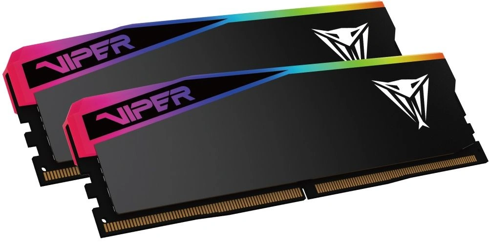Память DDR5 2x16GB 6000MHz Patriot VEUR532G6028K Viper Elite 5 Ultra RGB RTL Gaming PC5-48000 CL28 DIMM UDIMM 288-pin 1.4В kit single rank с радиатором Ret