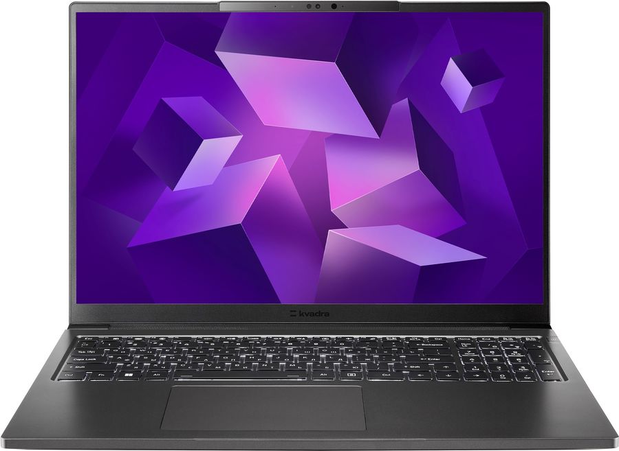Ноутбук Kvadra Nau LP16 Core Ultra 7 155U 16Gb SSD512Gb Intel Graphics 16" IPS FHD+ (1920x1200) без ОС graphite WiFi BT Cam (Y22L01CAS122R_BA395D)