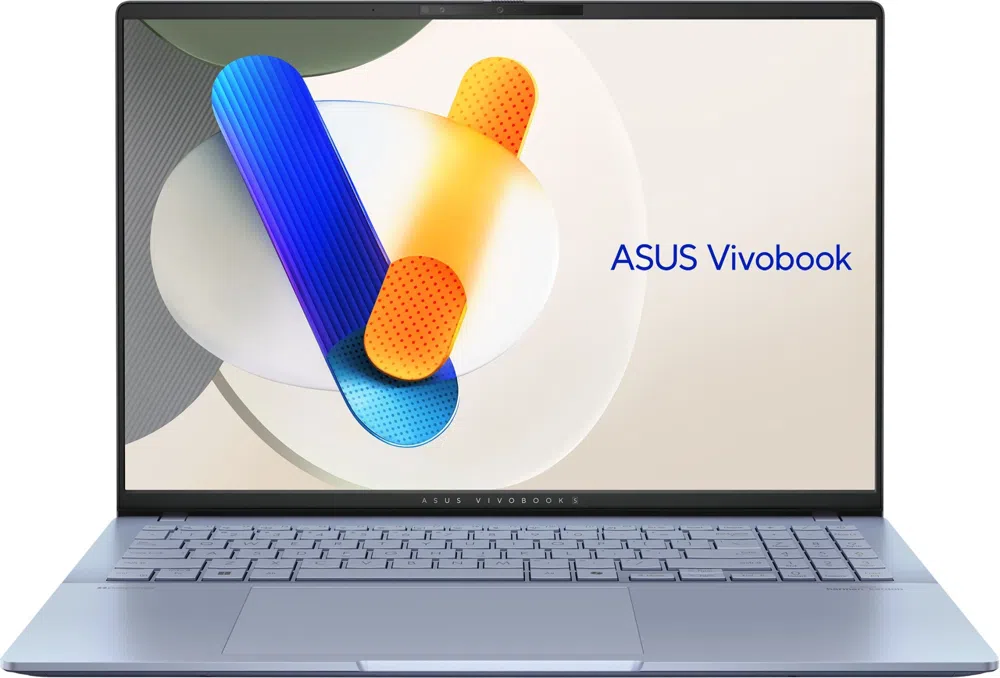 Ноутбук Asus Vivobook S 16 OLED S5606CA-RI174W Core Ultra 7 255H 32Gb SSD1Tb Intel Arc 140T 16" OLED 3K (2880x1800) Windows 11 Home lt.blue WiFi BT Cam (90NB1551-M009J0)