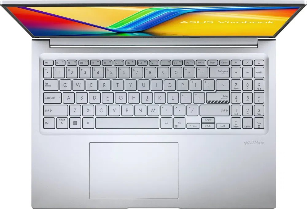 Ноутбук Asus VivoBook 16 M1605NAQ-MB123 Ryzen 5 150 16Gb SSD512Gb AMD Radeon 660M 16" IPS WUXGA (1920x1200) без ОС silver WiFi BT Cam (90NB1832-M00570)