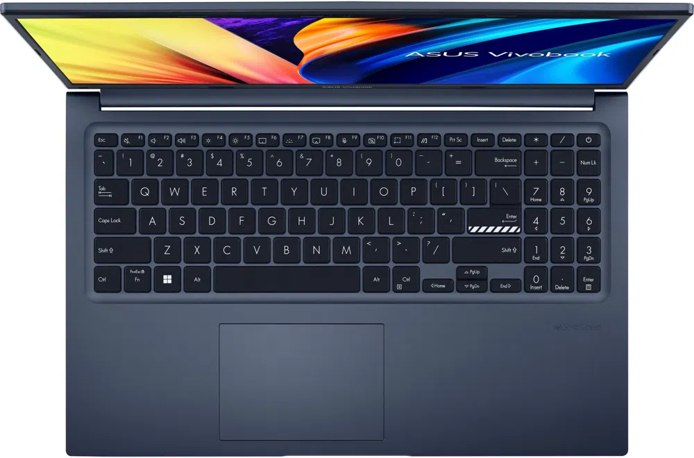 Ноутбук Asus Vivobook 15 M1502NAQ-BQ067 Ryzen 5 150 16Gb SSD512Gb AMD Radeon 660M 15.6" IPS FHD (1920x1080) без ОС blue WiFi BT Cam (90NB1841-M00810)