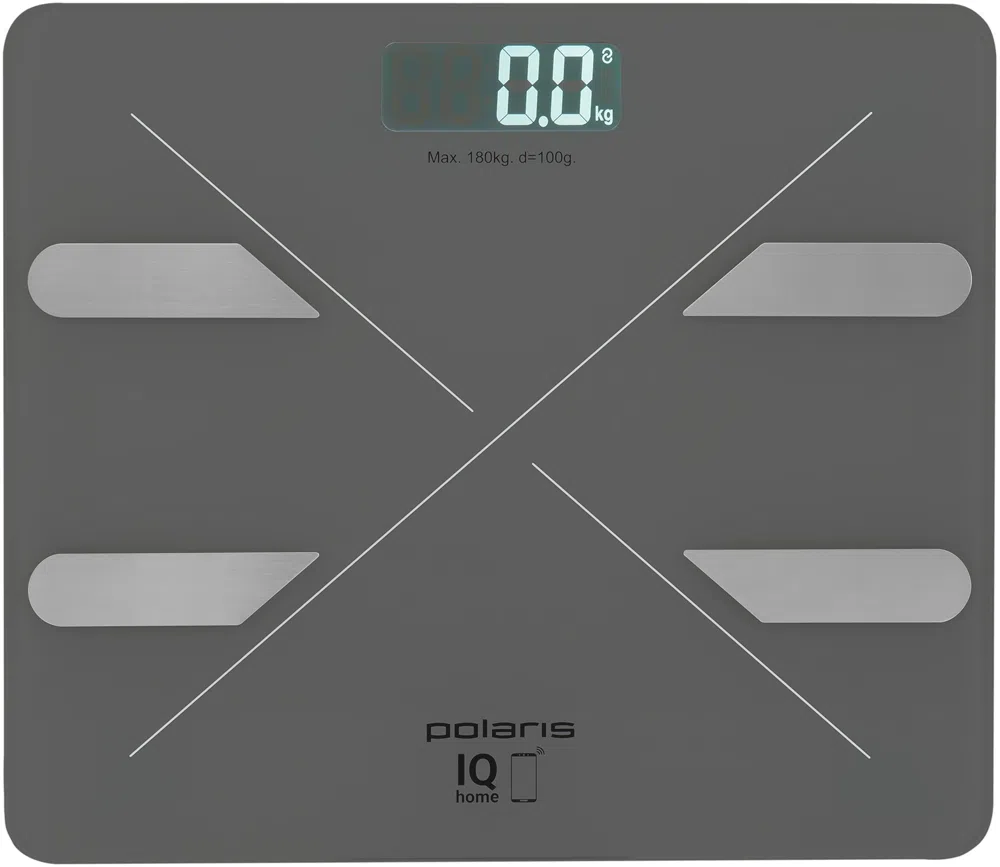 Весы напольные электронные Polaris PWS 1898 IQ Home макс.180кг графитовый