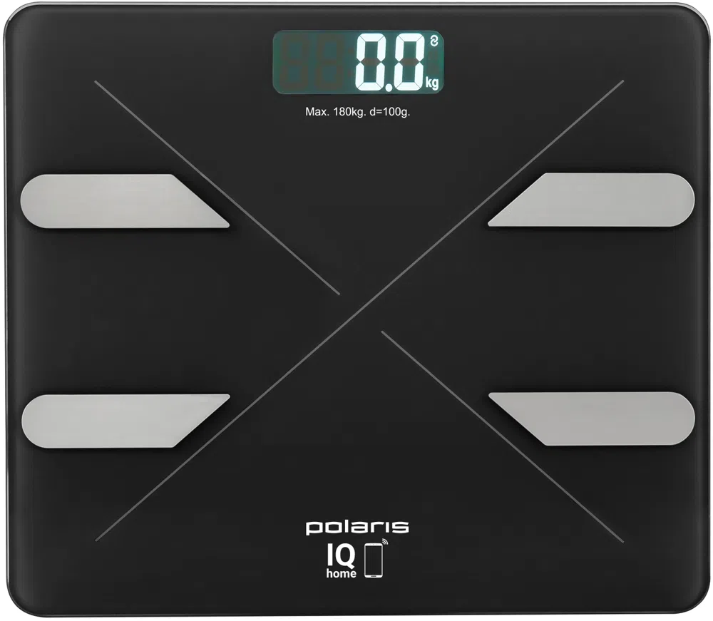 Весы напольные электронные Polaris PWS 1898 IQ Home макс.180кг черный