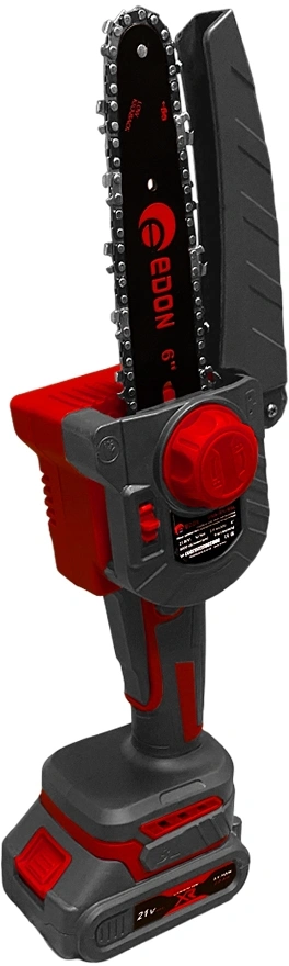 Цепная пила Edon UNS-21/6BL аккум. дл.шины:6" (15cm) 2аккум. 2Ач ЗУ (25169)