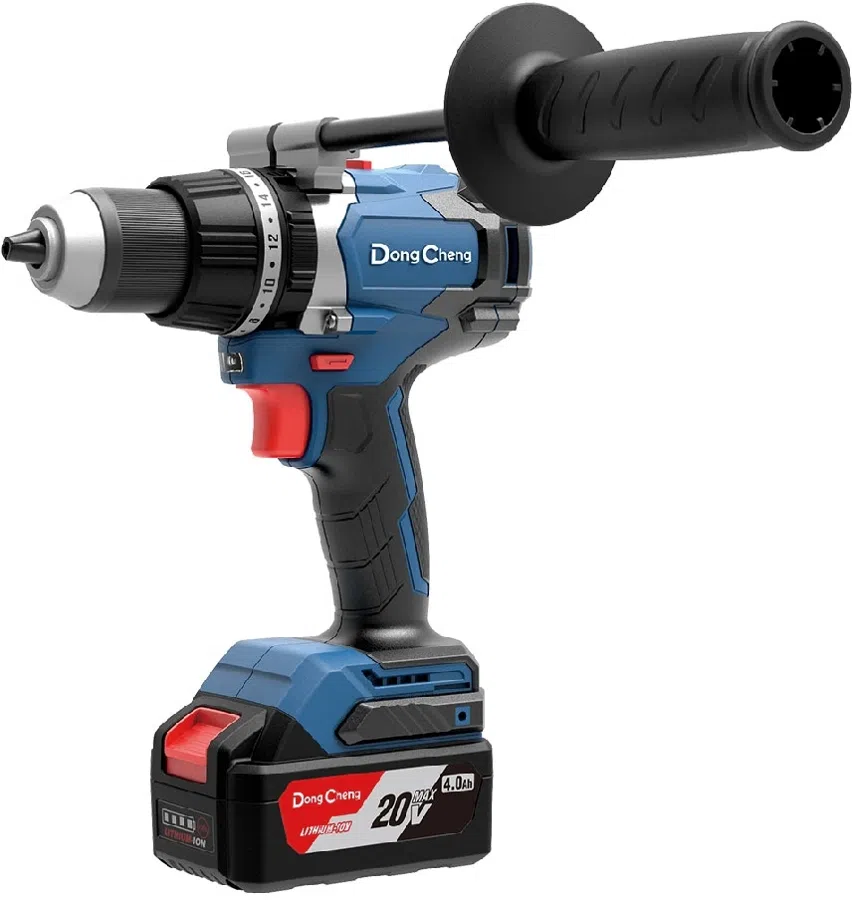 Дрель-шуруповерт DongCheng DCJZ03-13 аккум. патрон:быстрозажимной (кейс в комплекте) (DCJZ03-13(TYPE EM))