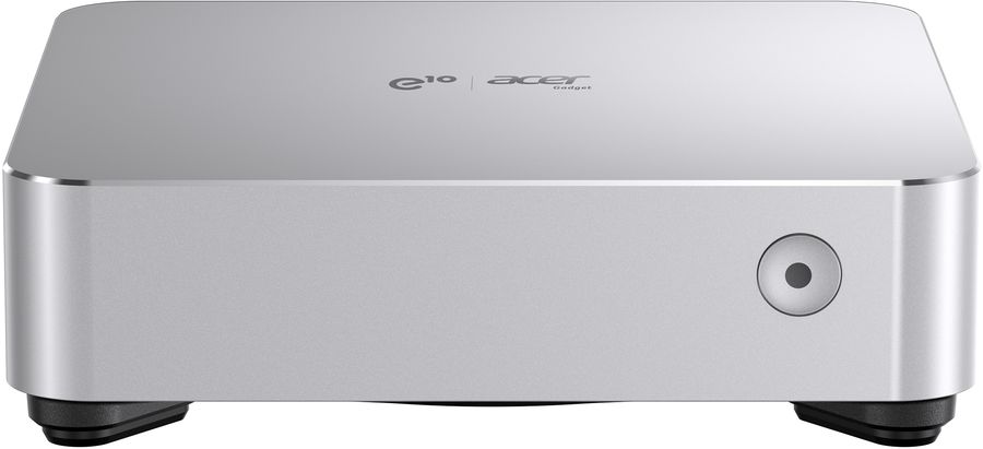 Неттоп Acer Gadget E10 ETBox1 i5 13500H (2.6) 16Gb SSD512Gb UHDG Windows 11 Pro 2x2.5GbitEth WiFi BT 120W серебристый/черный