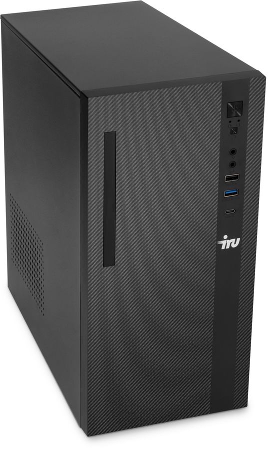 ПК IRU 520SC MT Ryzen 5 8500G (4.1) 16Gb SSD512Gb Radeon 740M Windows 11 Pro GbitEth 200W черный (2140129)