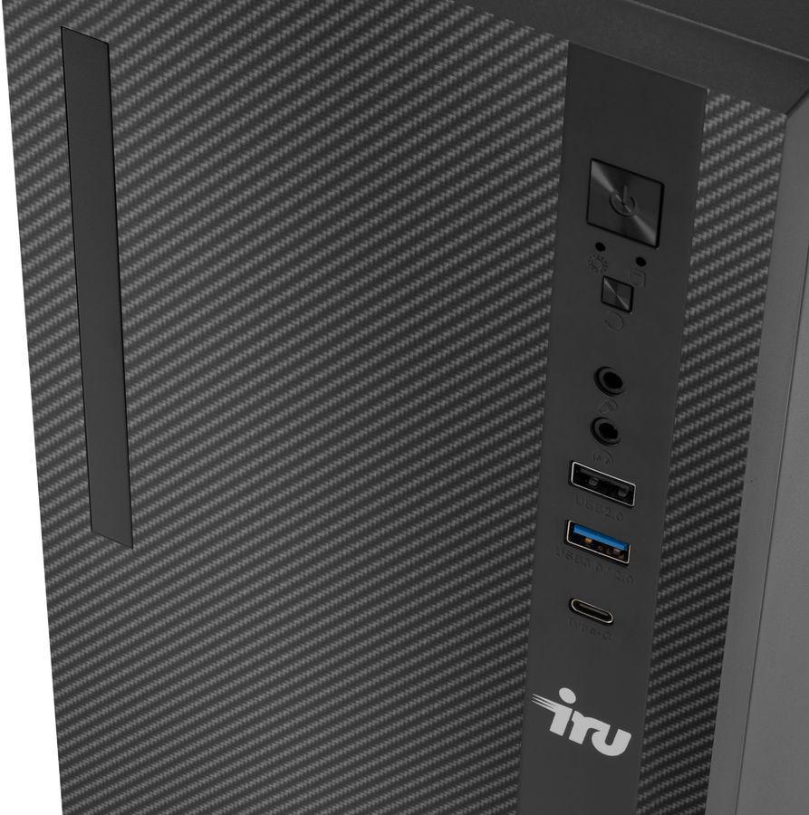 ПК IRU 520SC MT Ryzen 5 8500G (4.1) 16Gb SSD512Gb Radeon 740M Windows 11 Pro GbitEth 200W черный (2140129)