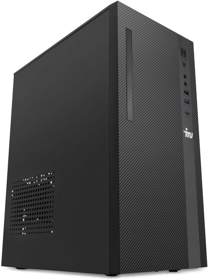 ПК IRU 520SC MT Ryzen 5 8500G (4.1) 16Gb SSD512Gb Radeon 740M Windows 11 Pro GbitEth 200W черный (2140129)