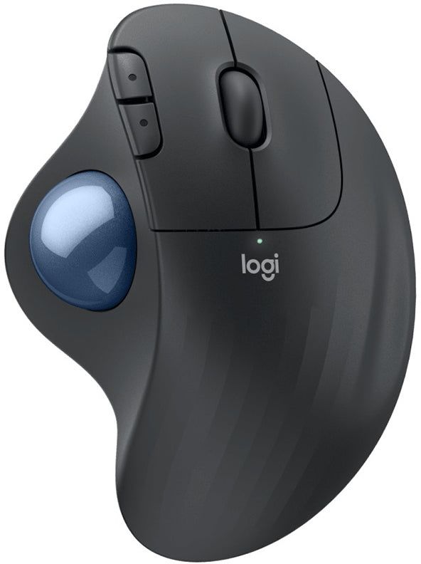 Трекбол Logitech M575S черный оптическая 2000dpi беспров. BT/Radio USB 4but (910-007035)