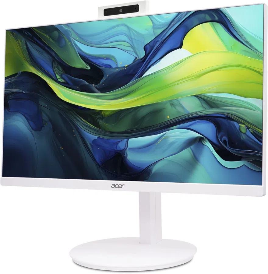 Моноблок Acer Aspire C24-1YE13U5UNH 23.8" Full HD i5 1334U (1.3) 16Gb SSD512Gb Iris Xe CR Eshell GbitEth WiFi BT 90W клавиатура мышь Cam белый 1920x1080