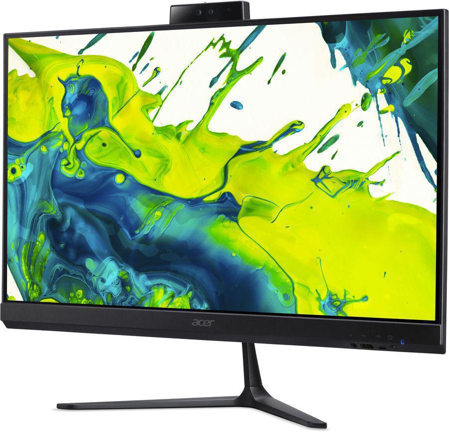 Моноблок Acer Aspire C24B-GKRK 23.8" Full HD Ryzen 5 330 (2) 16Gb SSD512Gb Radeon 820M Eshell GbitEth WiFi BT 65W клавиатура мышь Cam черный 1920x1080