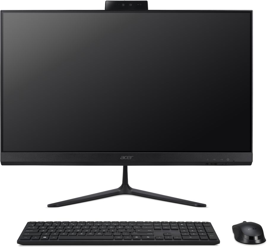 Моноблок Acer Aspire C24B-GKRK 23.8" Full HD Ryzen AI 7 350 (2) 16Gb SSD512Gb 860M Eshell GbitEth WiFi BT 65W клавиатура мышь Cam черный 1920x1080