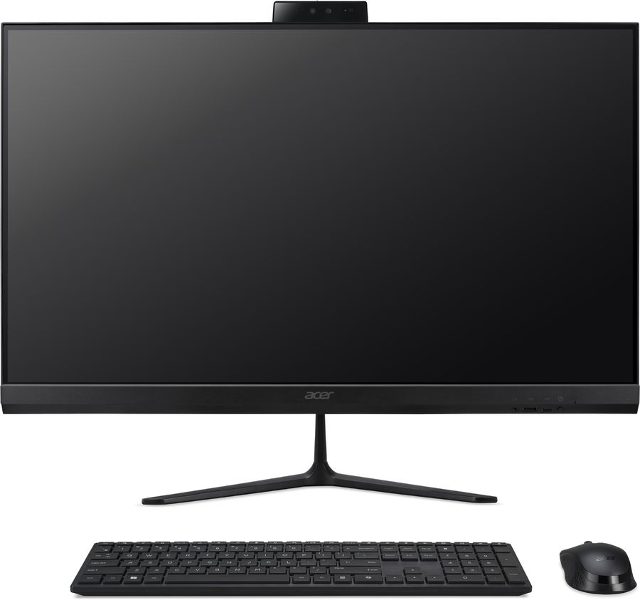 Моноблок Acer Aspire C27B-GKRK 27" Full HD Ryzen AI 7 350 (2) 16Gb SSD512Gb 860M Eshell GbitEth WiFi BT 90W клавиатура мышь Cam черный 1920x1080