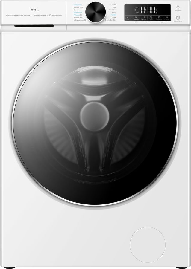 Стиральная машина TCL TWOP-6809W14W1 класс: A+++ загр.фронтальная макс.:9кг белый инвертор